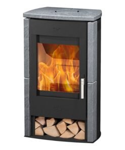 Kevyttakka Fireplace Brasil musta/harmaa