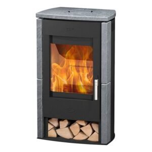 Kevyttakka Fireplace Brasil musta/harmaa